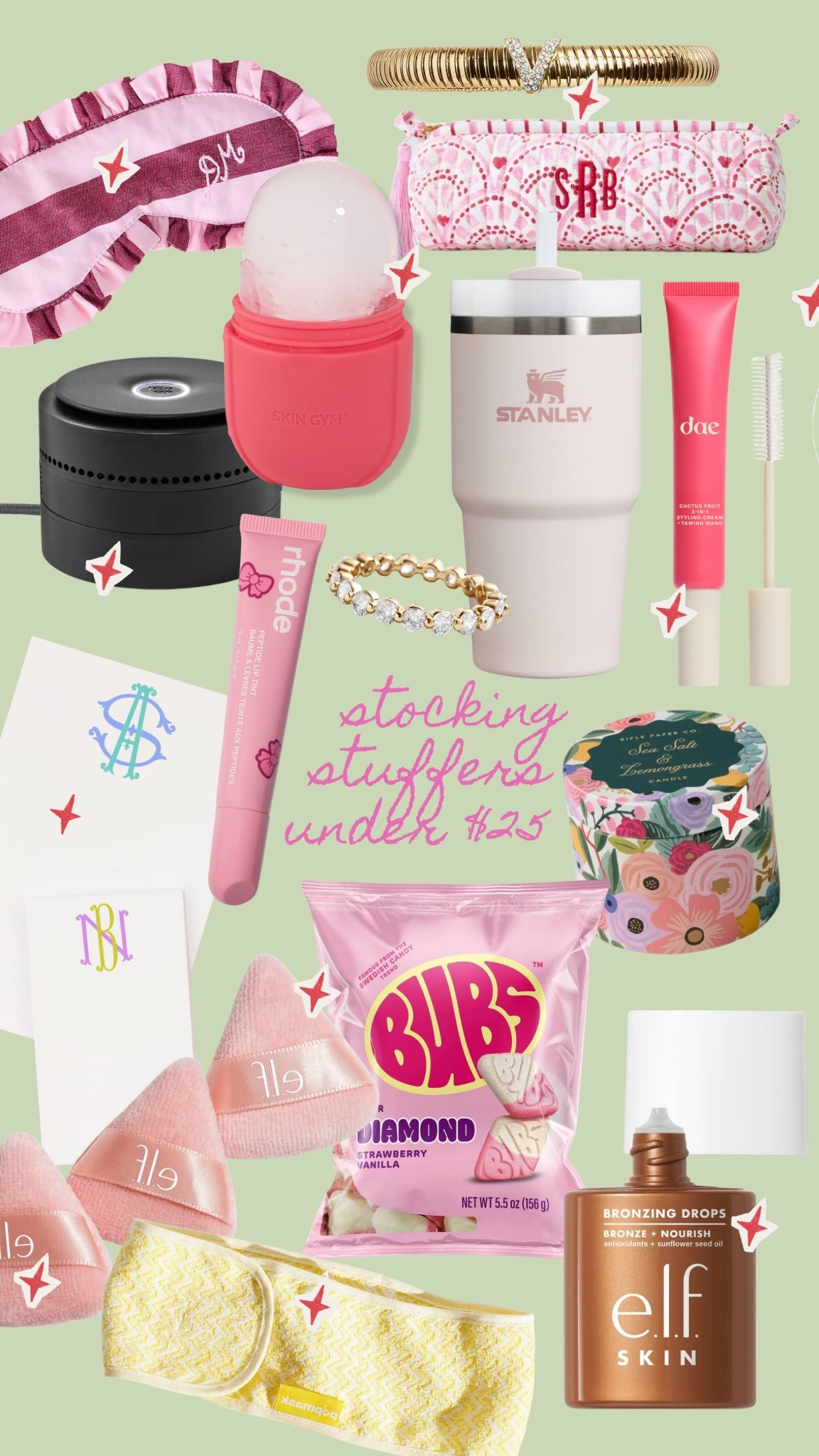 STOCKING STUFFERS UNDER $25 for a twenty something! Fun trendy and so functional! Love this mix of brands for gift ideas under $25!!!!

#LTKFindsUnder50 #LTKHoliday #LTKGiftGuide