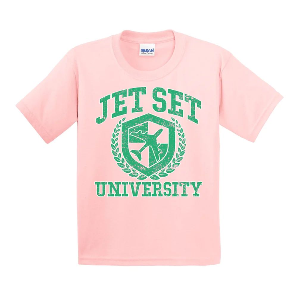 Kids 'Jet Set University' T-Shirt | United Monograms