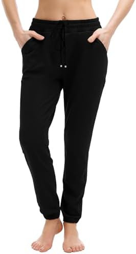 Walifrey Joggers with Pockets, Drawstring Sweatpants Women | Soft breathable fabric, Adjustable w... | Amazon (US)