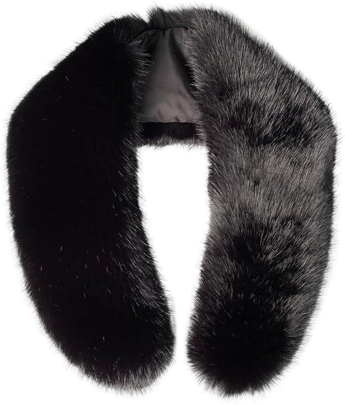 Women's Faux Fur Collar shawl Scarf for Winter Neck Warmer Scarf Wrap Like Real Fur Collar Extra ... | Amazon (US)
