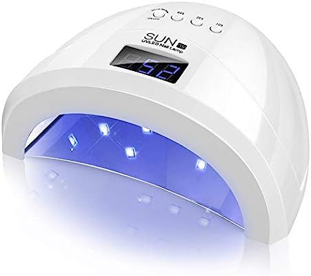 48W Uv Led Nail Lamp, Easkep with 4 Timer Setting Portable Nail Dryer Curing Lamp for Fingernail ... | Amazon (US)