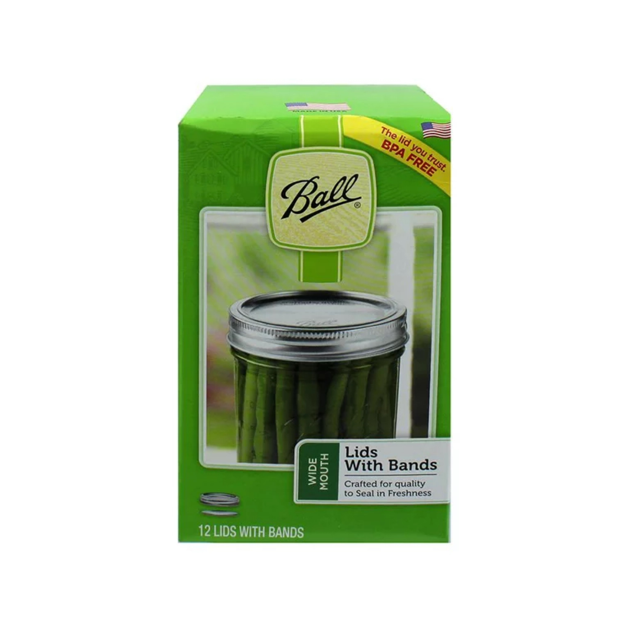 Ball, Wide Mouth Lids with Bands, BPA Free, 12 Count

#LTKhome #LTKMostLoved #LTKSeasonal