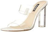 Nine West Women's Zabbi3 Heeled Sandal, Clear, 7.5 | Amazon (US)