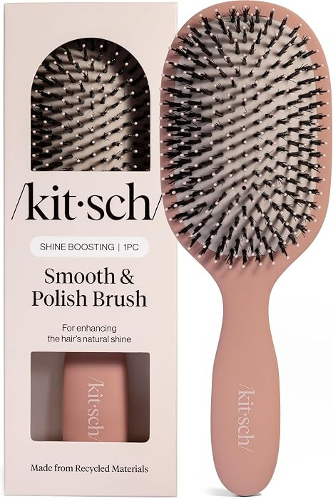 Kitsch Smooth & Polish Hair Brushes For Women and Men - Terracotta | Amazon (US)