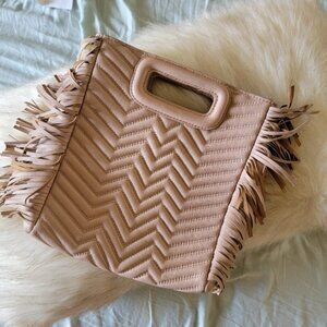Maje Pink Leather Mini M Bag | Poshmark