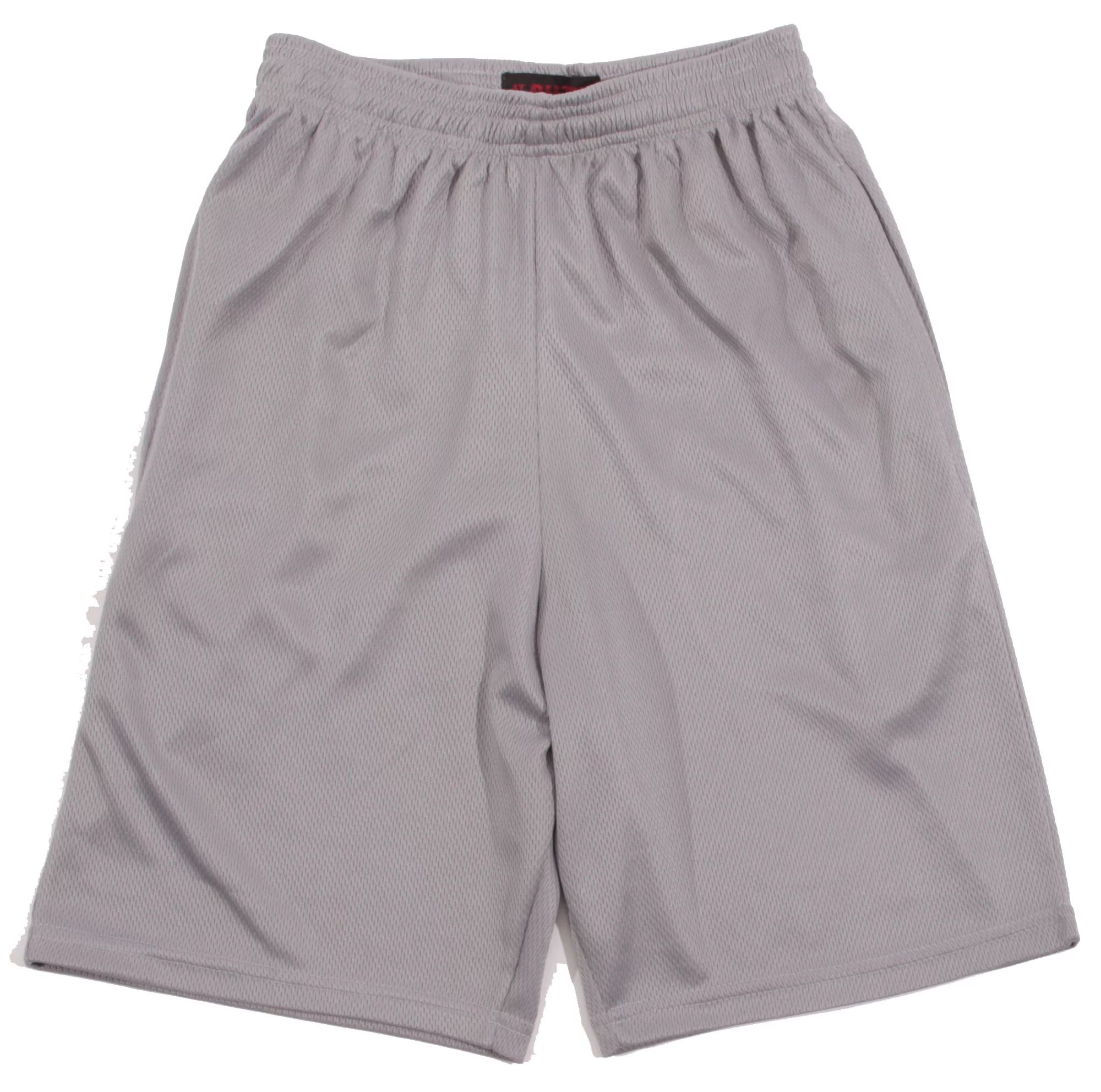 At The Buzzer Boys Athletic Shorts 77726-GRY-8 (Grey, Boys 8) | Walmart (US)
