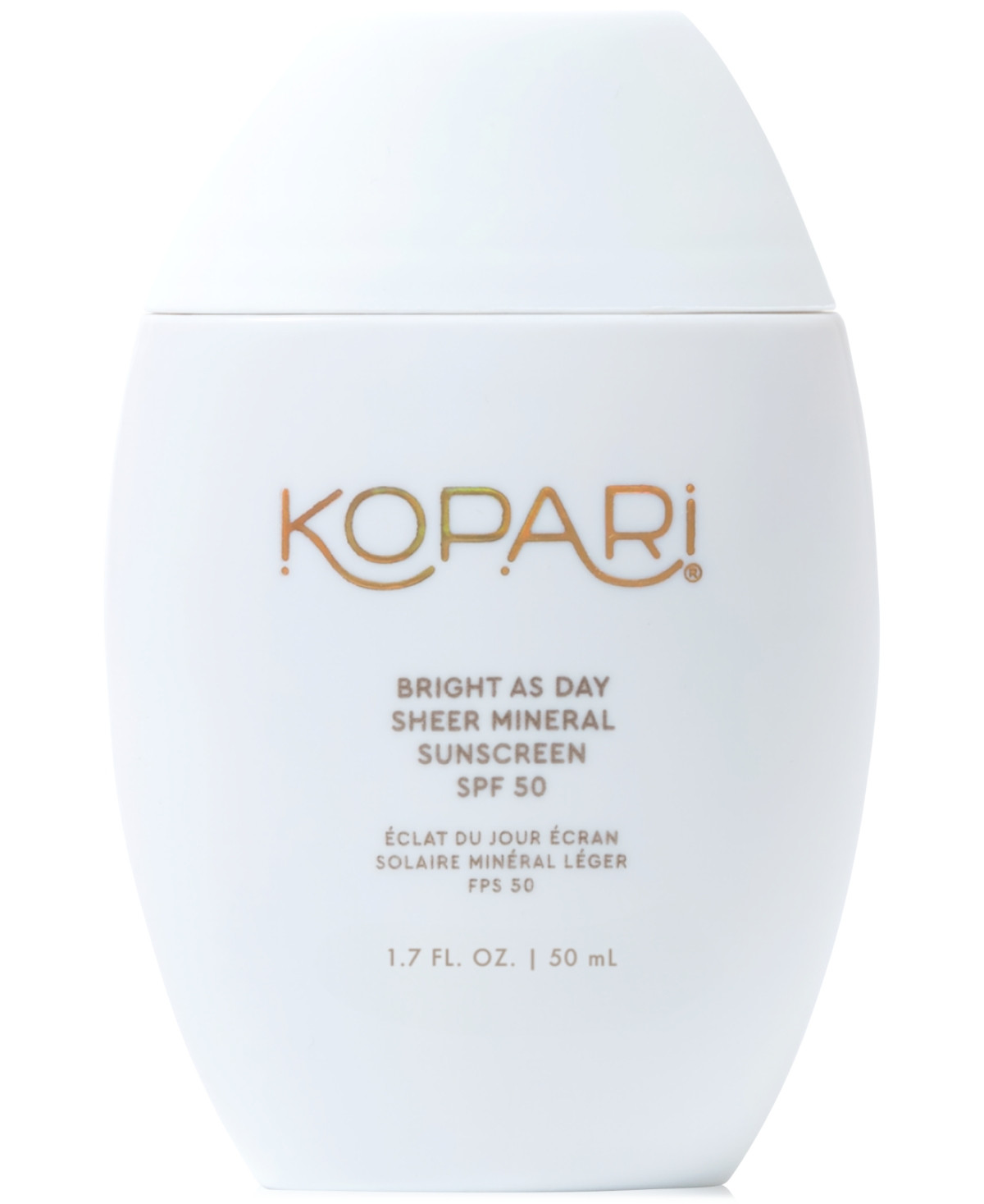Kopari Beauty Bright As Day Sheer Mineral Sunscreen Spf 50, 1.7 oz. | Macy's
