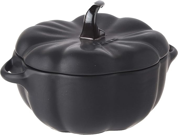 STAUB Ceramic 0.5-qt Petite Ceramic Pumpkin, Oven & Stove Safe up to 572°F, Pumpkin Dish, Cerami... | Amazon (US)