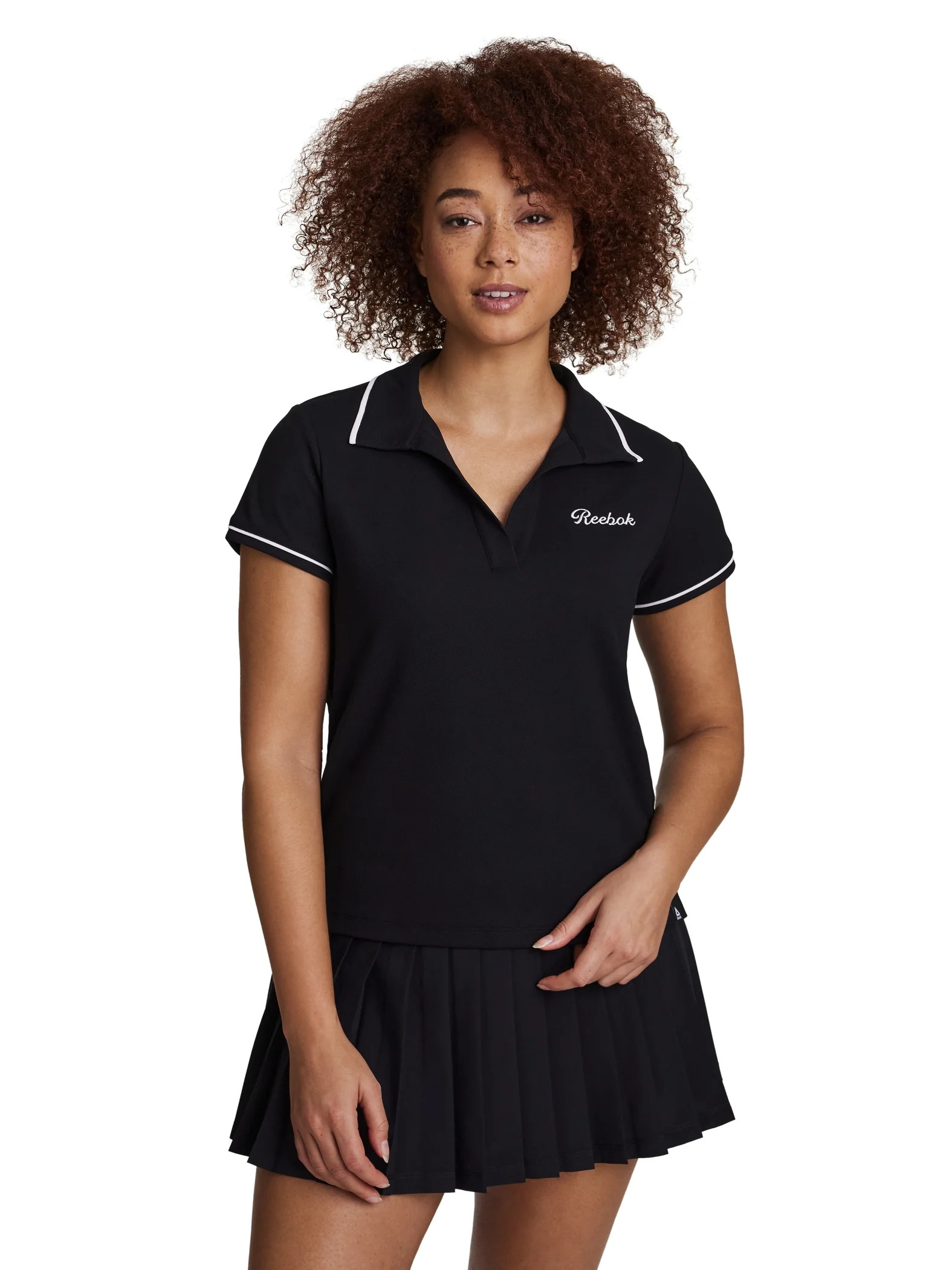 Reebok Women's Courtside Polo Shirt, Sizes XS-4X | Walmart (US)