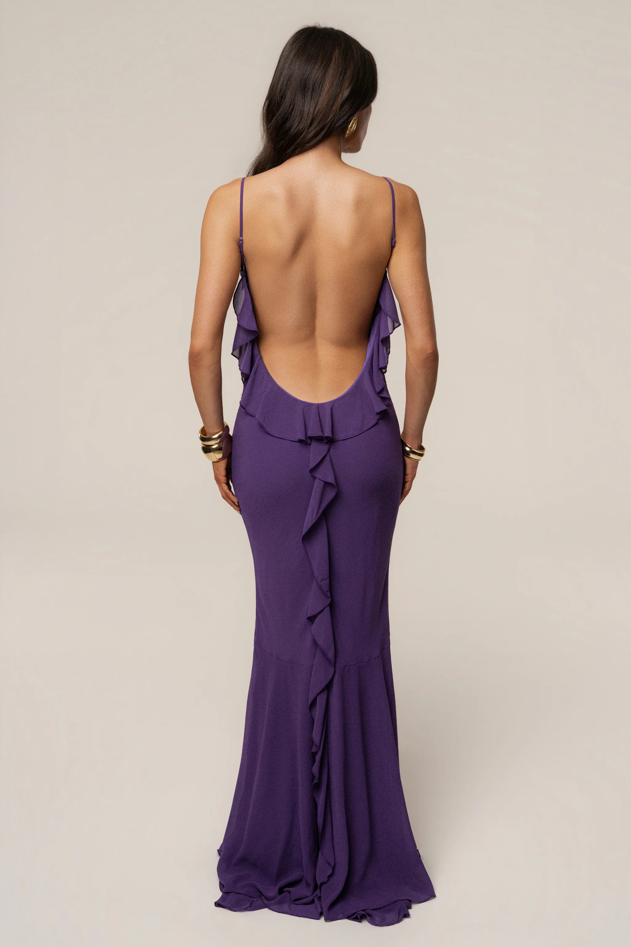 Purple Midnight Romance Maxi Dress | JLUXLABEL US