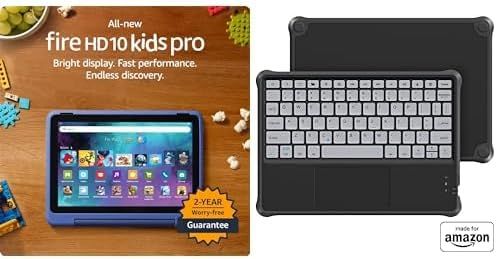 Fire HD 10 Kids Pro Tablet (32GB, Nebula) + Kids Keyboard | Amazon (US)