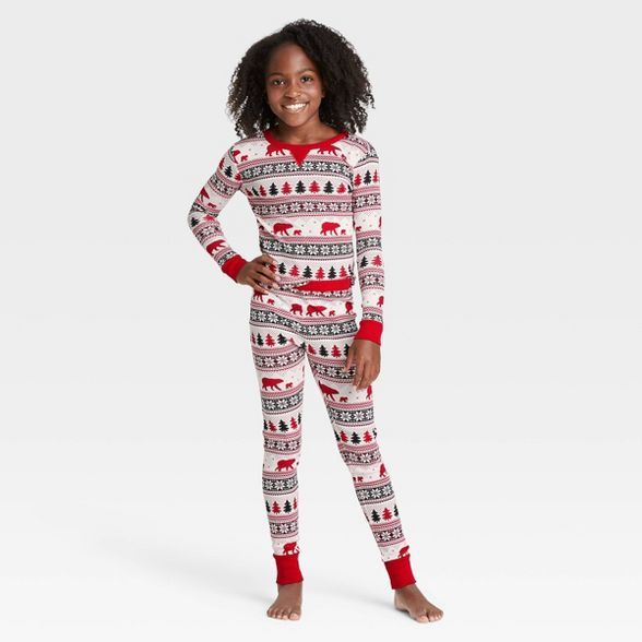 Kids' Holiday Fair Isle Print Matching Family Pajama Set - Wondershop™ White | Target