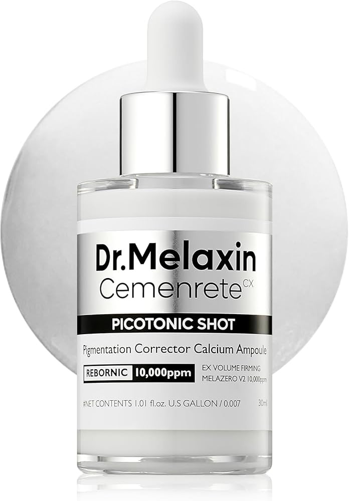 Dr.Melaxin Cemenrete Picotonic Shot Calcium Ampoule for Even Skin Tone & Skin Clarity, 1.01 fl.oz... | Amazon (US)