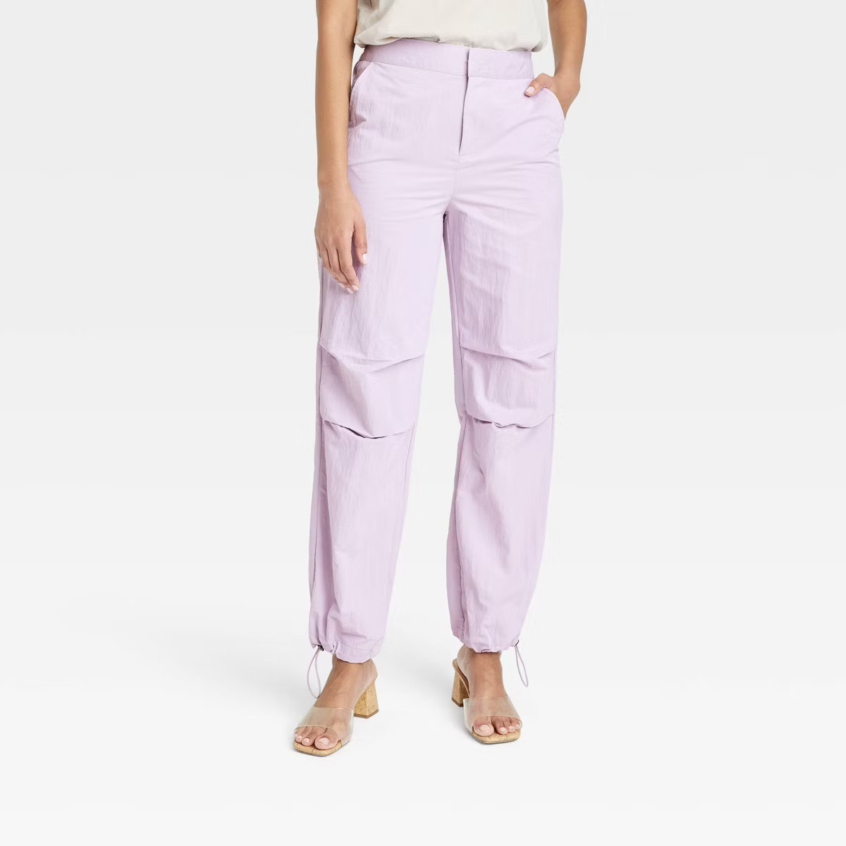 Women's High-Rise Parachute Pants - A New Day™ | Target