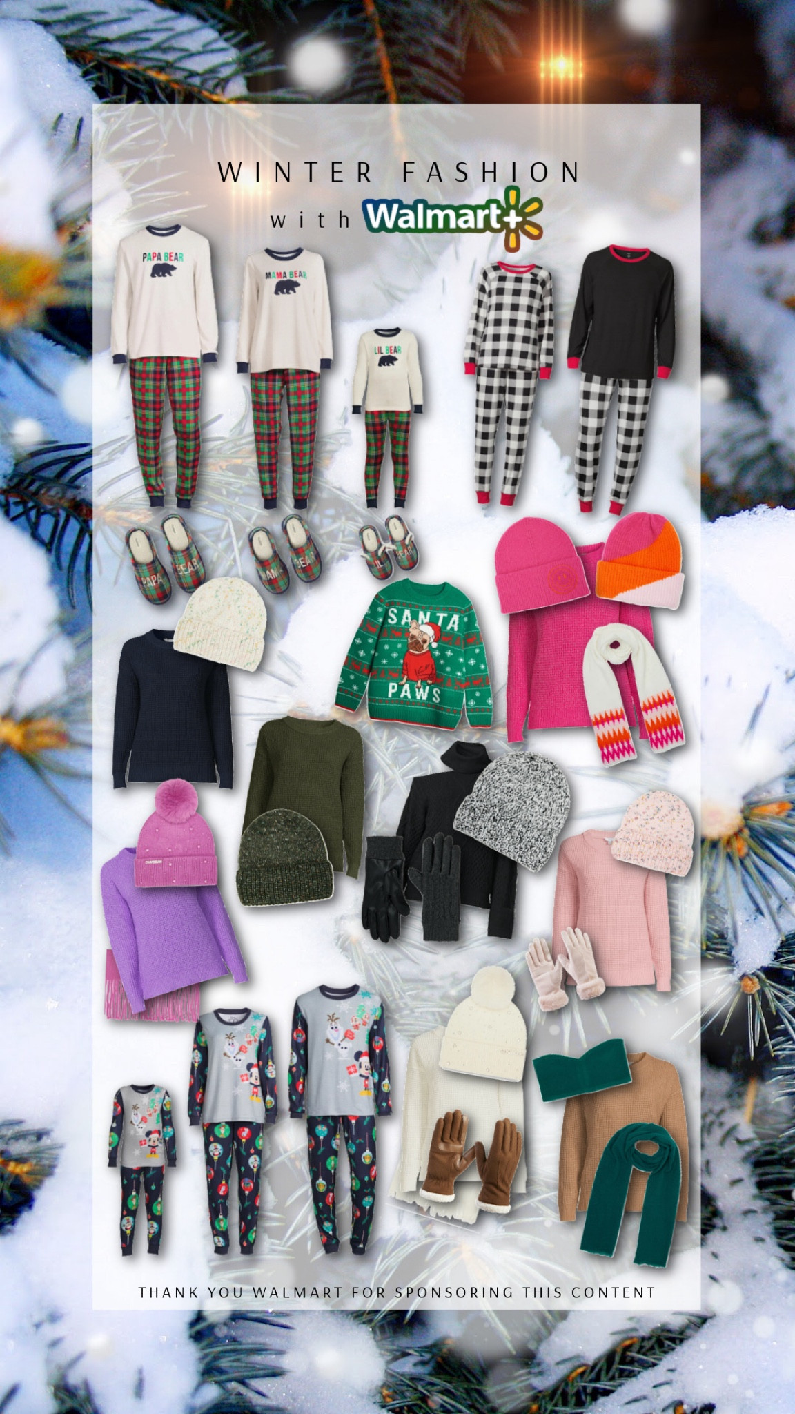 Winter is my favorite season for fashion❄️🧤🧣! And @WalmartFashion ALWAYS delivers👏🏼!!! Whether you want to make core memories with matching jammies👨‍👩‍👦‍👦, are looking for some cute last minute gifts🎁, or simply want to refresh your winter accessory game🧤🧣🧦 - here are all my must haves🙌🏽! #WalmartFashion #WalmartPartner 

#LTKSeasonal #LTKHoliday #LTKGiftGuide