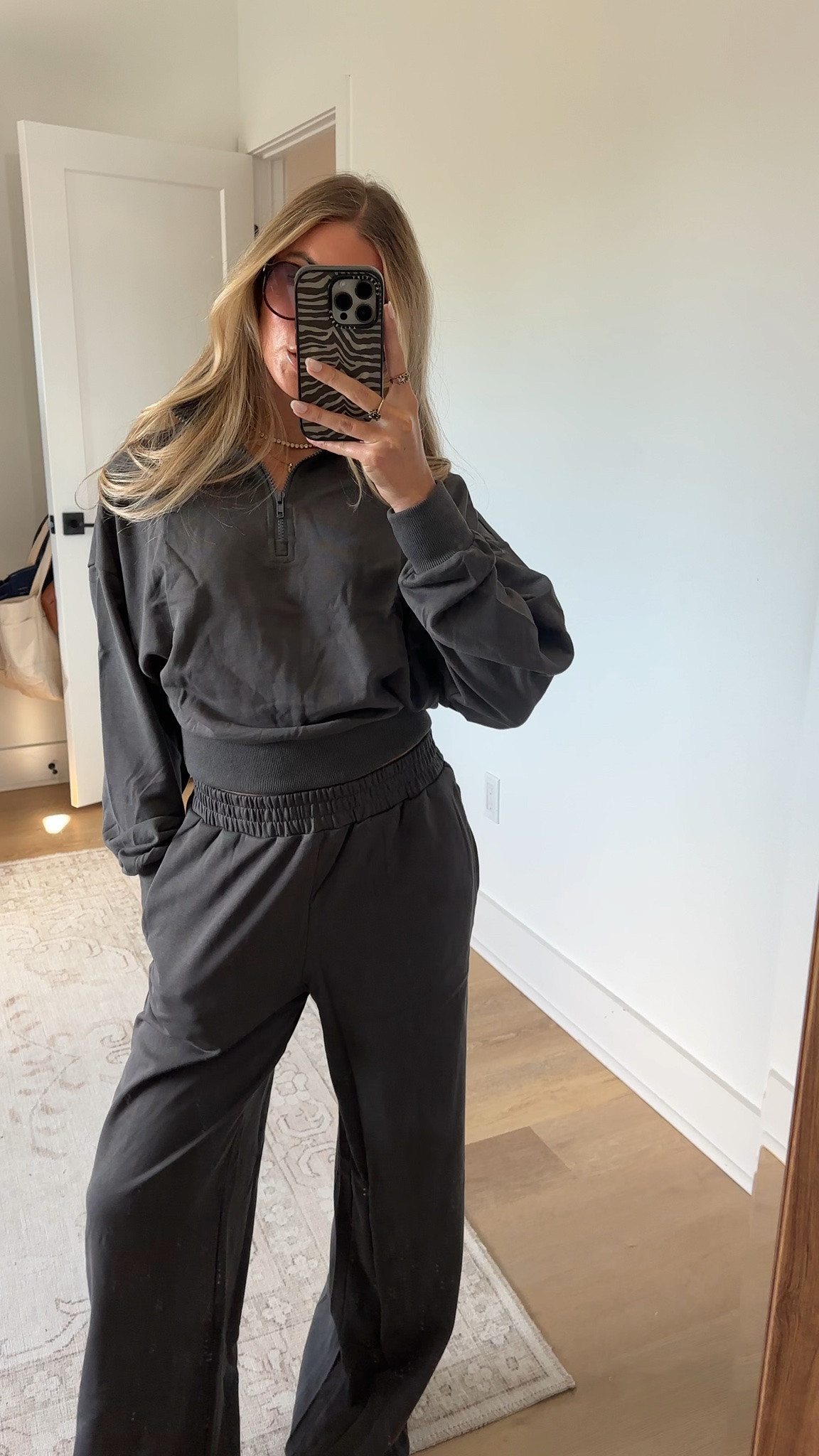 Amazon size small MOOSLOVER Women 2 Piece Matching Lounge Sets Fall Quarter Zip Sweatsuits
Cotton Terry Sweat Suits, Cropped Quarter Zip Pullover, Wide Leg Sweatpants, Travel Airport Outfit, Athleisure Loungewear Set

#LTKootd #LTKTravel #LTKSeasonal