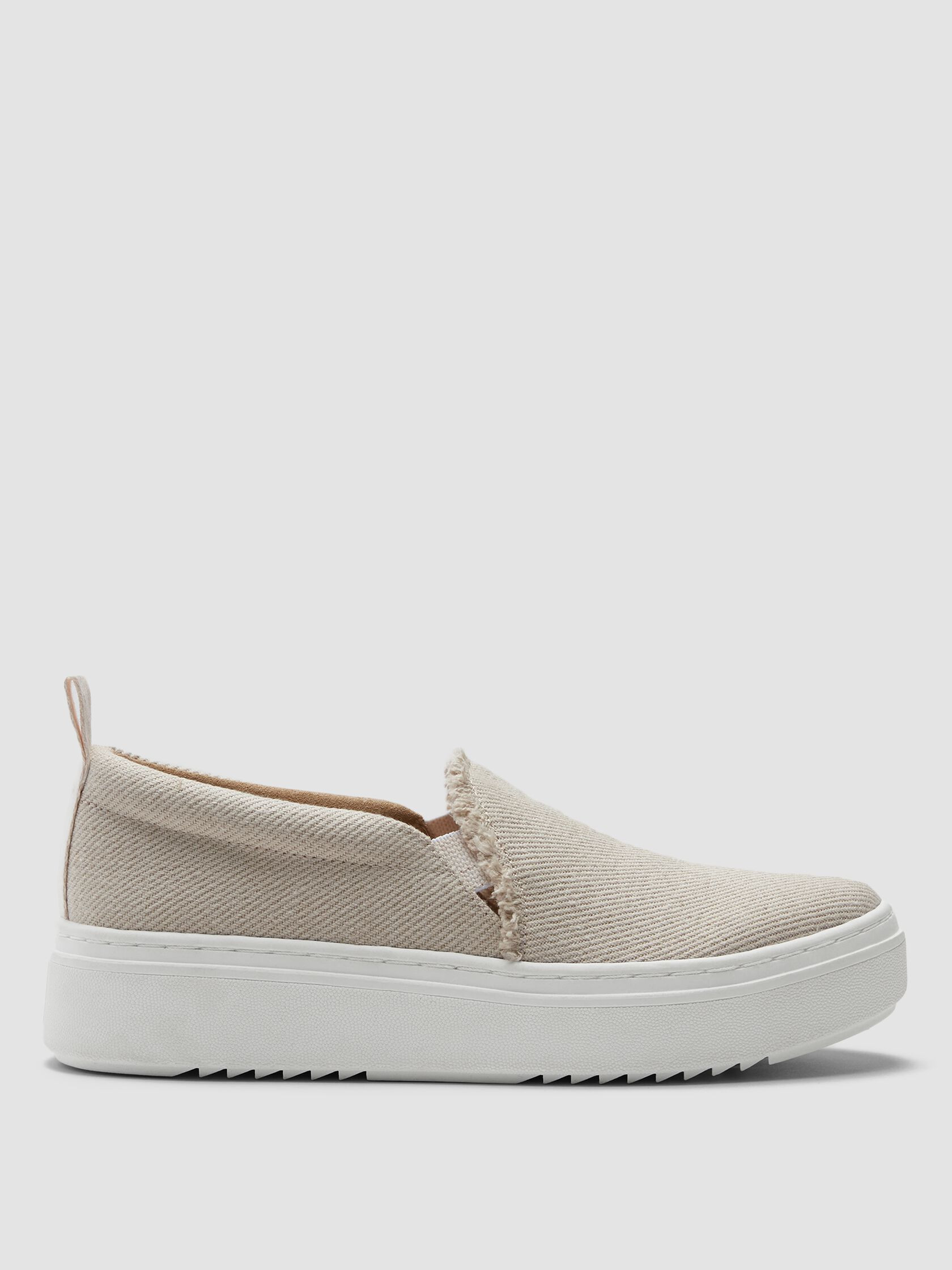 Pall Linen Twill Platform Sneaker | Eileen Fisher
