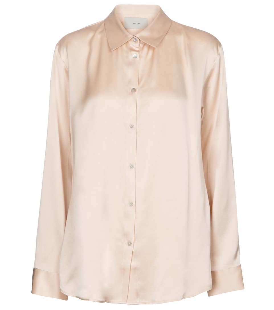 London silk satin pajama shirt | Mytheresa (US/CA)