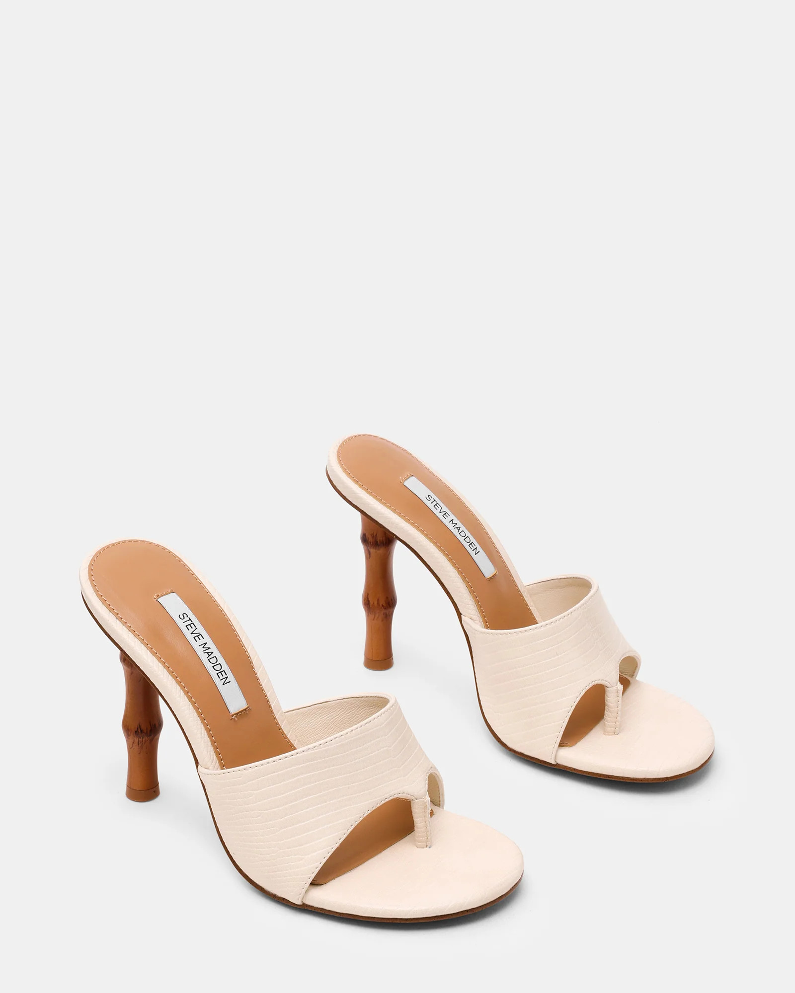 BRIATA Bone Thong Bamboo Women's Heel | Steve Madden (US)