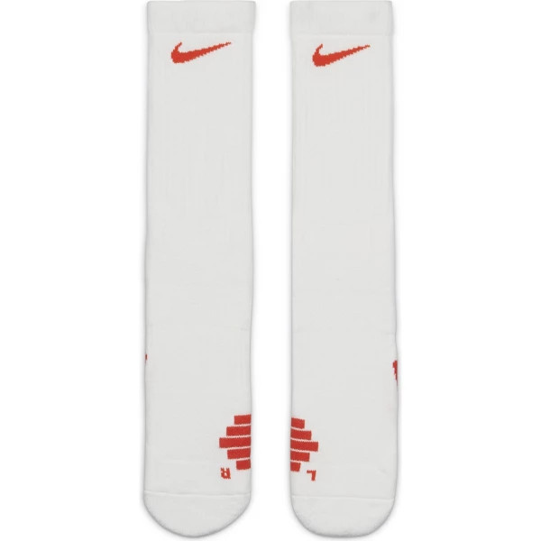 Adult Nike Elite Crew Basketball Socks Small White/Orange | Scheels
