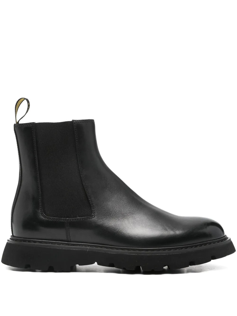 Doucal's 30mm elasticated lug-sole chelsea boots - Black | Farfetch Global