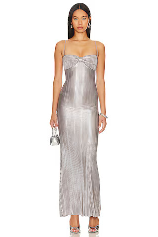 Lovers and Friends Mya Gown in Silver Gray from Revolve.com | Revolve Clothing (Global)