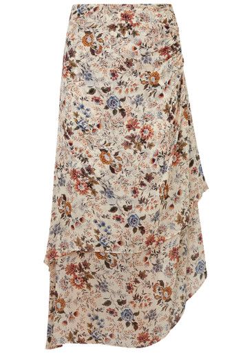 Sira floral-print silk-chiffon skirt | Harvey Nichols (Global)