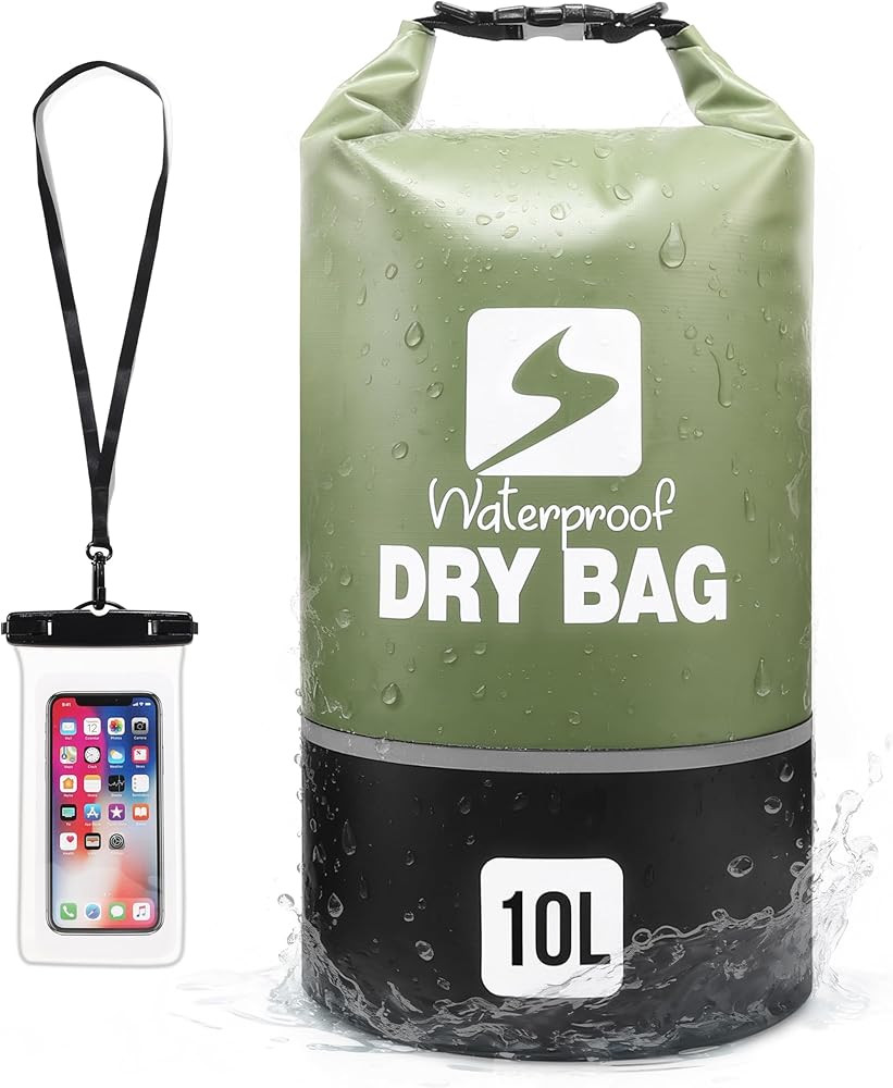 Soulsfeng Waterproof Dry Bag Roll Top Lightweight Dry Backpack for Boating, Kayaking, Travel, Bea... | Amazon (US)