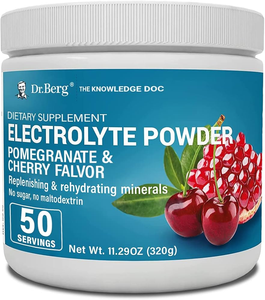 Dr. Berg Hydration Keto Electrolyte Powder - Enhanced w/ 1,000mg of Potassium & Real Pink Himalay... | Amazon (US)