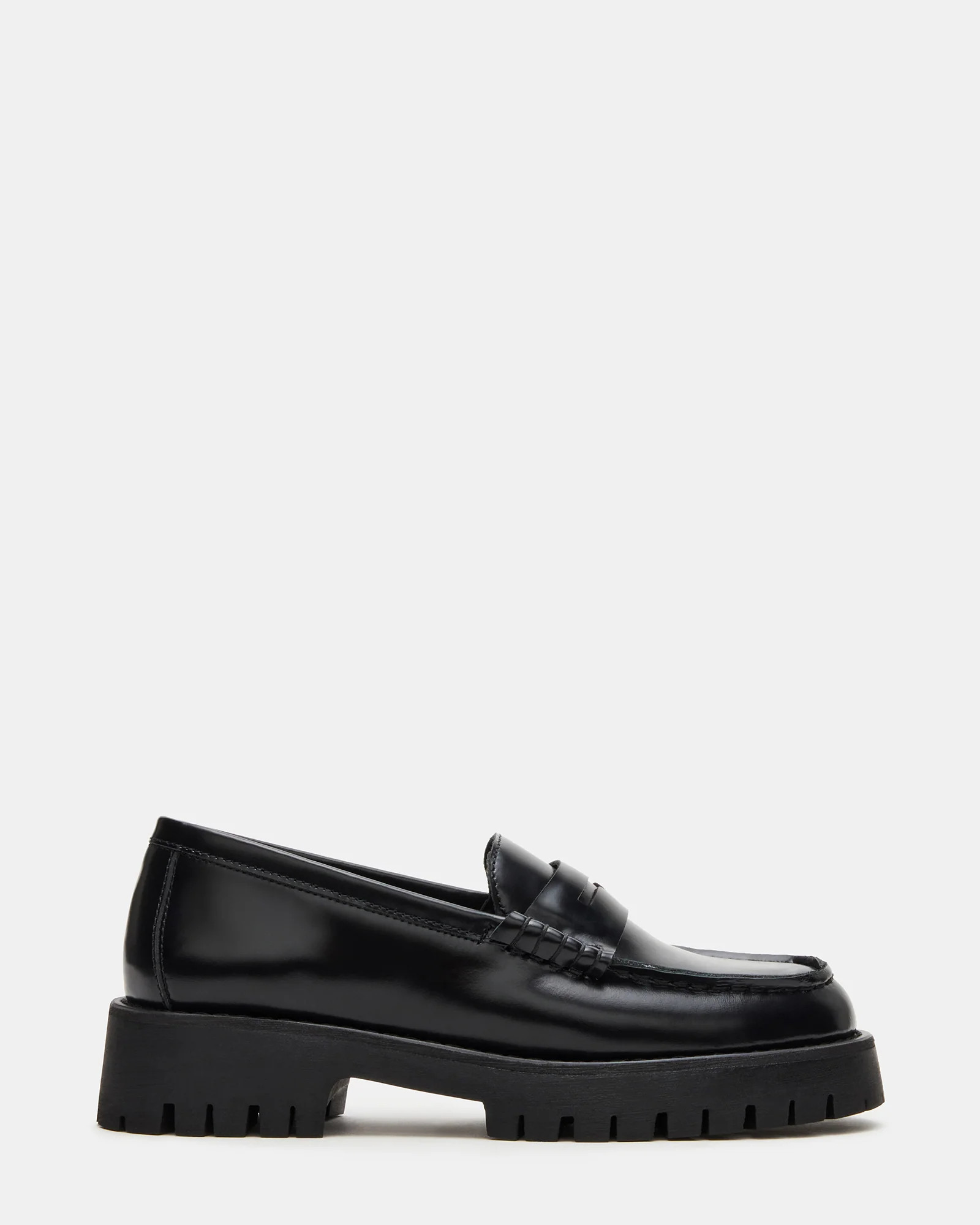 LANGSTEN Black Box Platform Lug Loafer | Women's Loafers | Steve Madden (US)