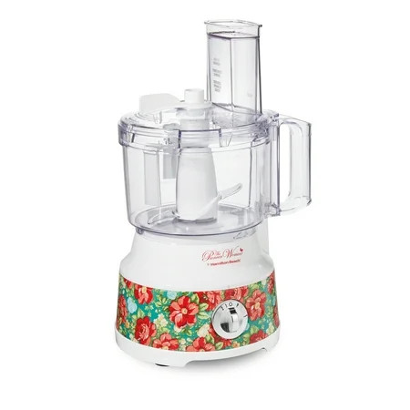 Pioneer Woman Vintage Floral 10 Cup Food Processor with Bowl Scraper by Hamilton Beach, 70731 - W... | Walmart (US)