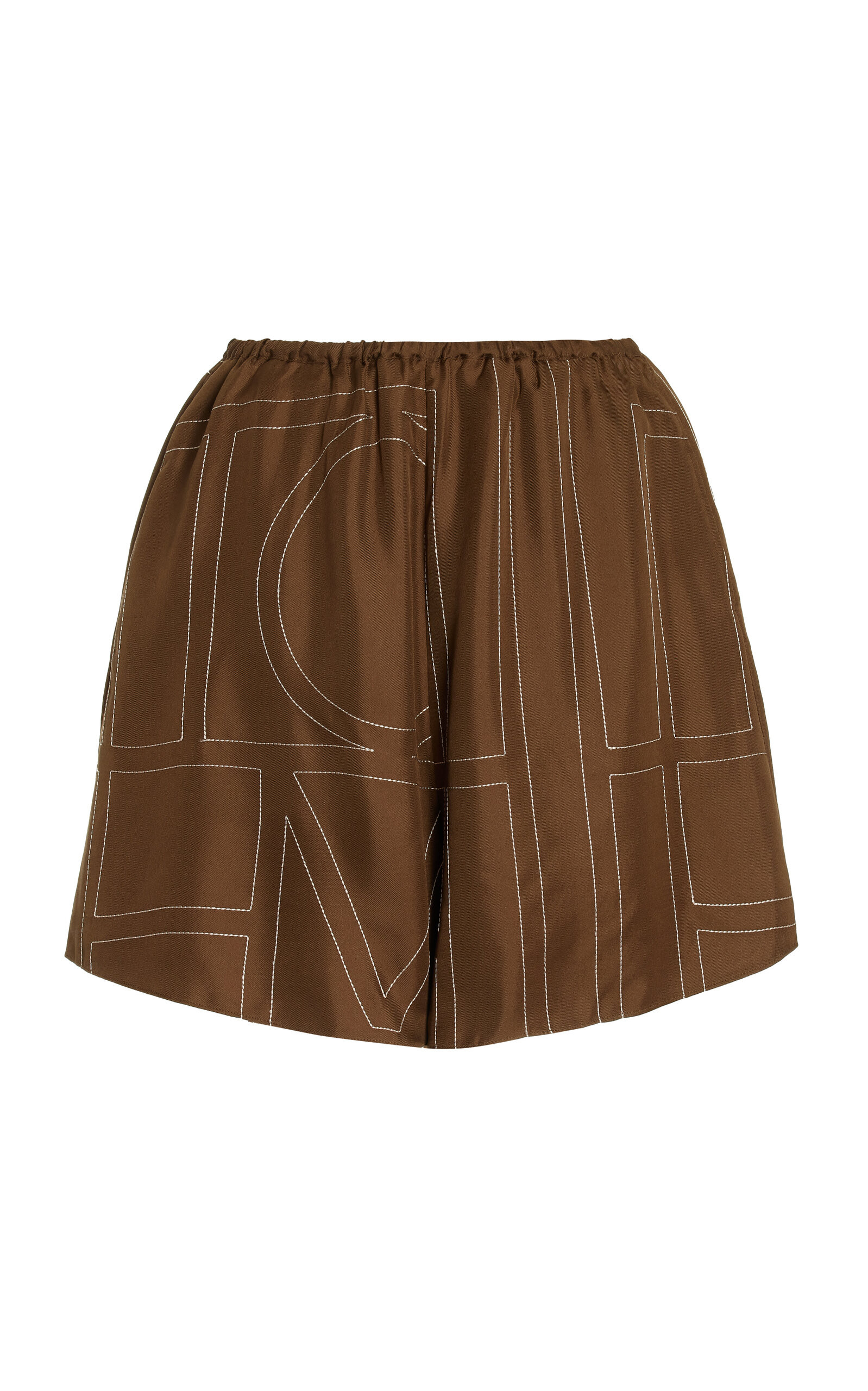 Monogram Silk PJ Shorts | Moda Operandi (Global)