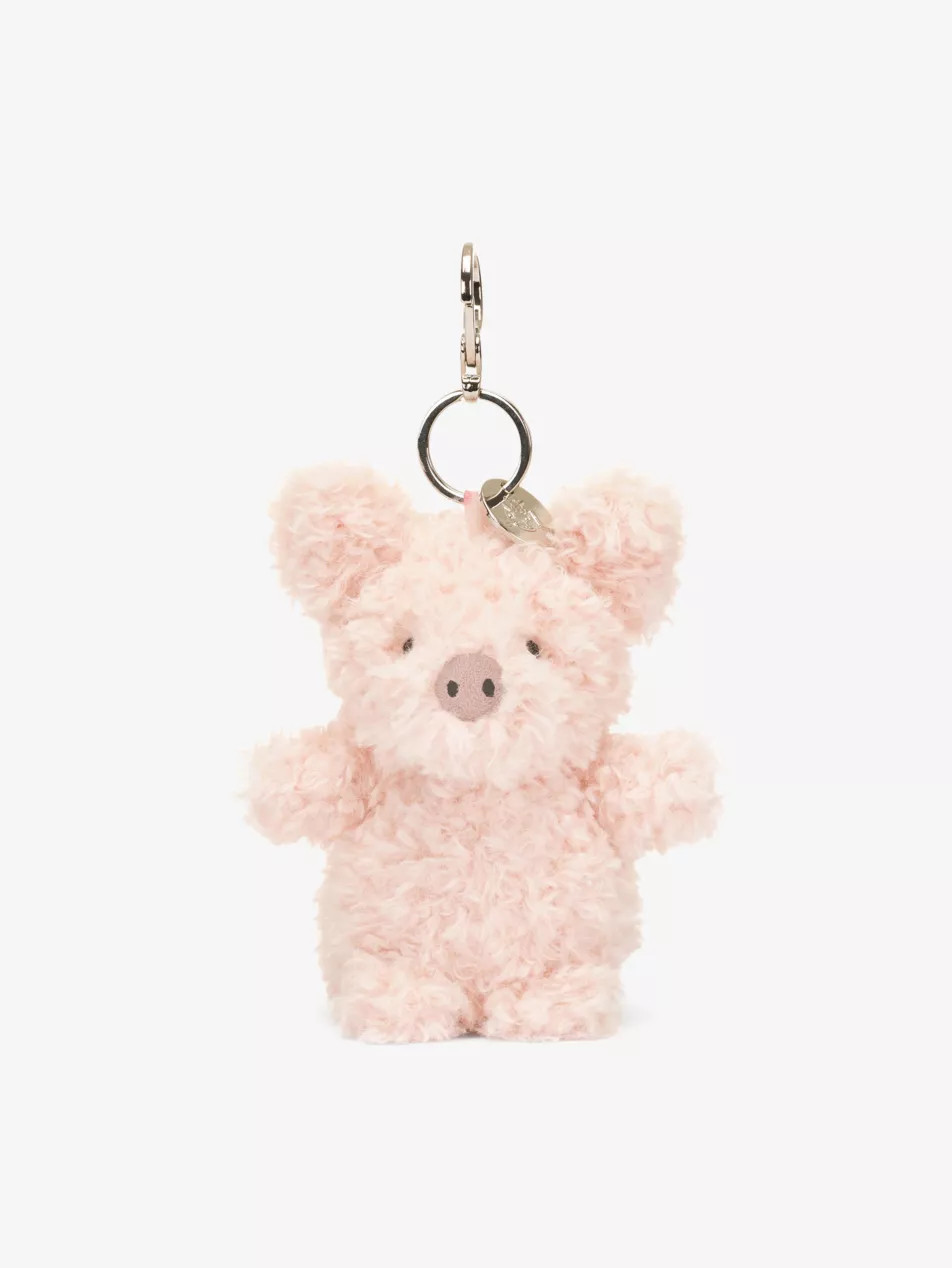 Little Pig woven bag charm 17cm | Selfridges