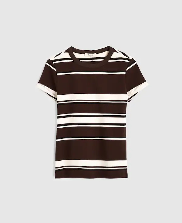 The '90s Crewneck Tee in Compact Cotton | Madewell