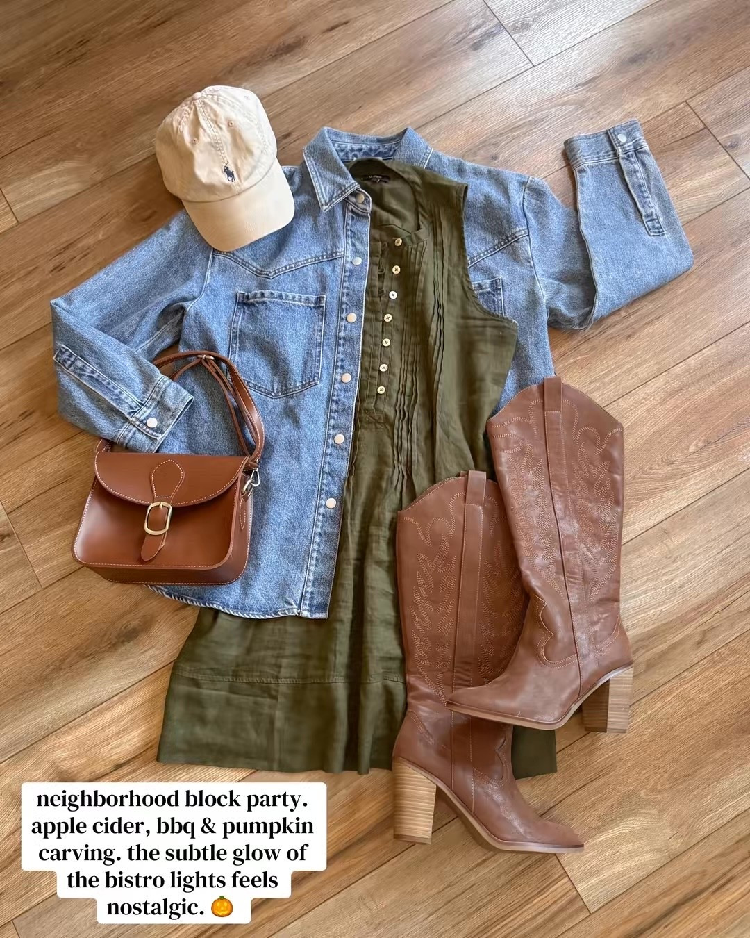 casual fall outfits. summer to fall outfits. quince linen dress with western style denim button down & cowboy boots.

#LTKSeasonal #LTKSaleAlert #LTKootd