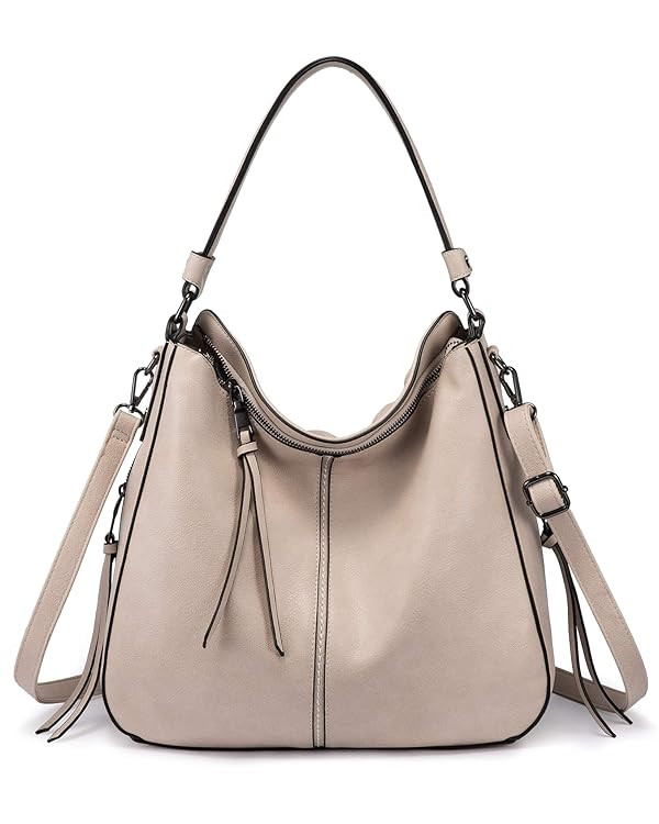 Handbags for Women Large Designer Ladies Hobo bag Bucket Purse Faux Leather | Amazon (US)