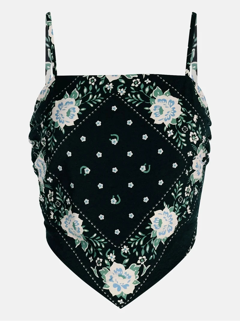 Kacey Lee Women's Bandana Top, Size XS-XXL | Walmart (US)