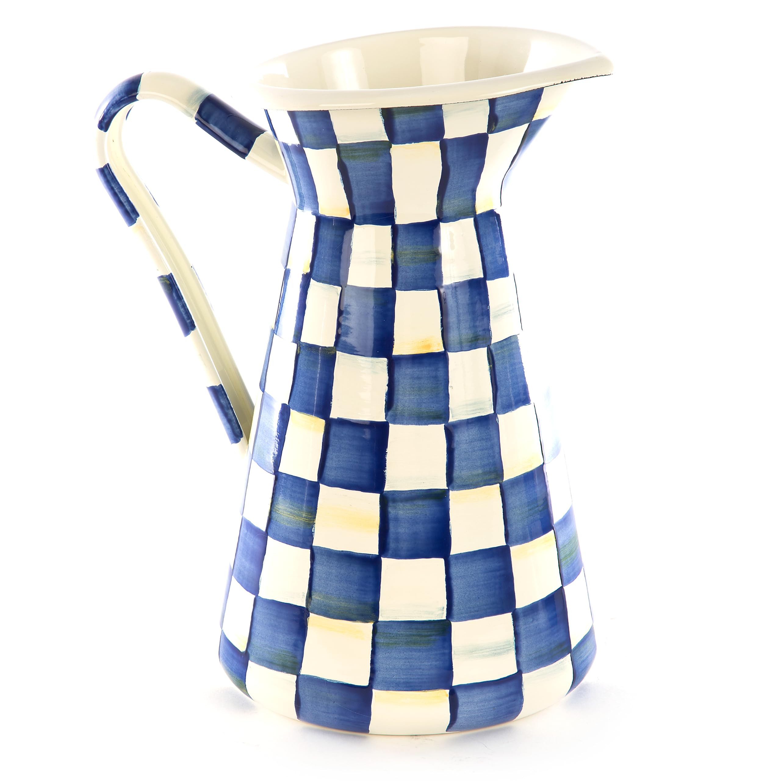 MACKENZIE-CHILDS Practical Enamel Pitcher with Spout, Drink Pitcher for Iced Tea or Water, Flower... | Amazon (US)