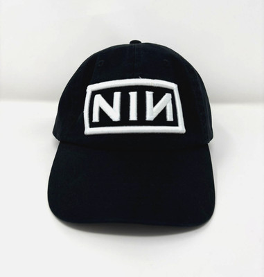 Nine Inch Nails Hat NIN Rock Hall Of Fame Dad Unstructured Cap Black white logo | eBay US