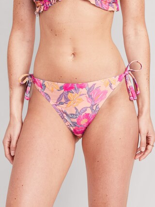 Low-Rise String Bikini Swim Bottoms for Women | Old Navy (US)