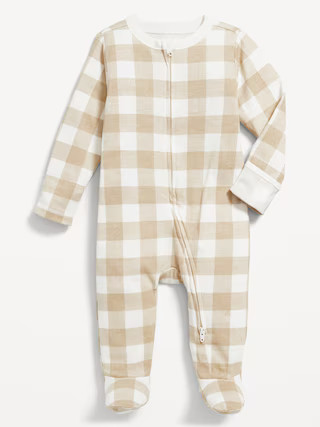 2-Way-Zip Printed Sleep & Play Footed One-Piece for Baby | Old Navy (US)