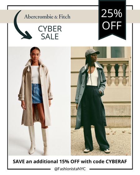 CYBER SALE now at Abercrombie!!!
25% OFF Site Wide + copy Promo Code for an additional 15% OFF 🎉 
Looking for a new Winter Coat??
Check these out!! They have a wonderful assortment to pick from!! I want them all 🎄 
Christmas Outfit - Party Outfit - Boots - Vacation - Travel - Gift 🎁 

Follow my shop @fashionistanyc on the @shop.LTK app to shop this post and get my exclusive app-only content!

#liketkit #LTKU #LTKfindsunder100 #LTKworkwear #LTKtravel #LTKCyberWeek #LTKsalealert #LTKHoliday
@shop.ltk
https://liketk.it/4p2Mt