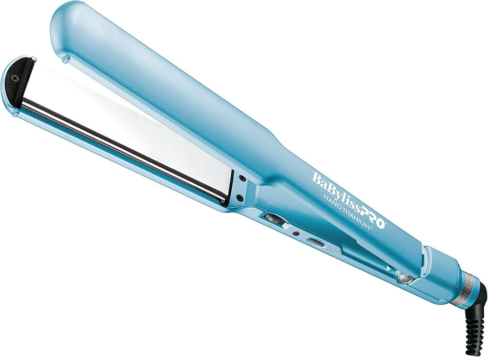 BaBylissPRO Nano Titanium Ultra-Thin Hair Straightener, Professional Flat Iron For All Hair Types | Amazon (US)