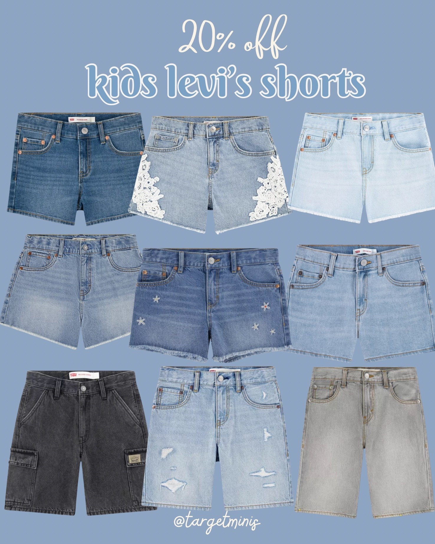20% off kids Levi’s shorts at Target 🎯 

Target finds, Target style, Target fashion, kids fashion , Target deals

#LTKootd #LTKSaleAlert #LTKKids