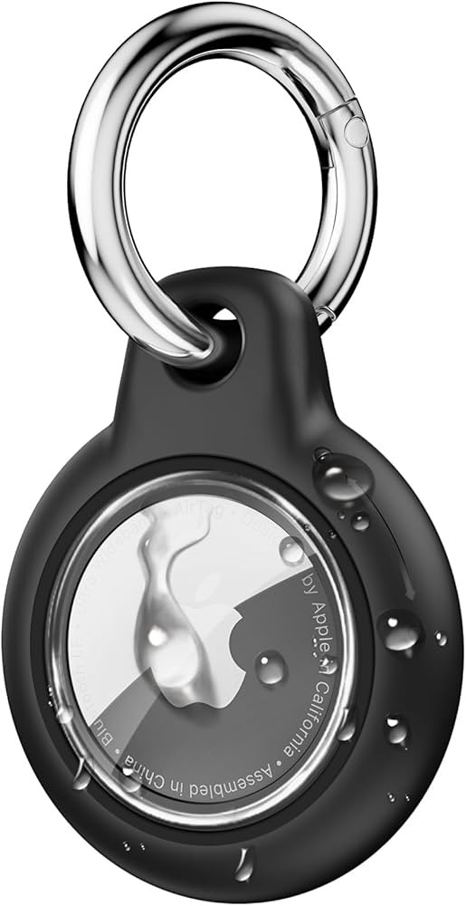 Upgrade Waterproof Airtag Holder Air Tag Case with Keychain, Hard PC+TPU Shockproof and Scratch-R... | Amazon (US)
