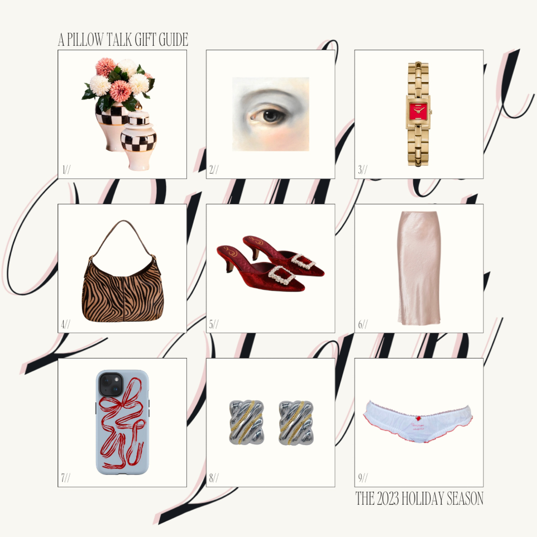 A very Pillow Talk gift guide 🎀. A naughty & nice gift guide for fabulous people who enjoy nice things 🎄✨.

For any other links, head to my free newsletter on Substack 💋.

#LTKGiftGuide #LTKfindsunder100 #LTKHoliday