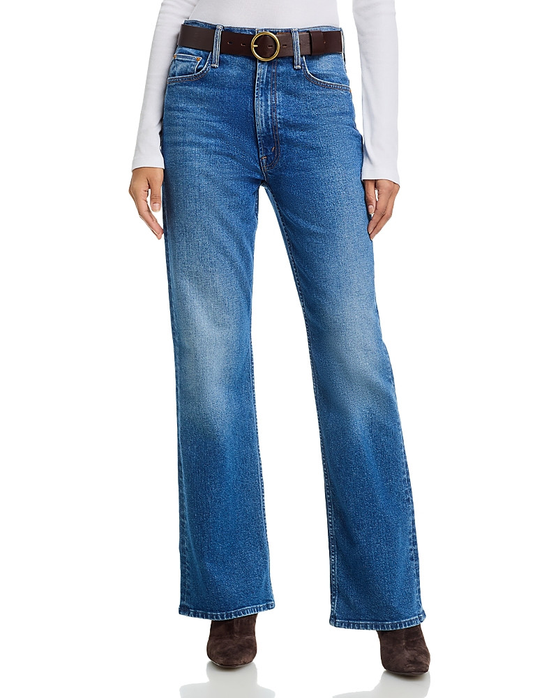 Mother Bookie Sneak High Rise Bootcut Jeans in Knick Knack | Bloomingdale's (US)