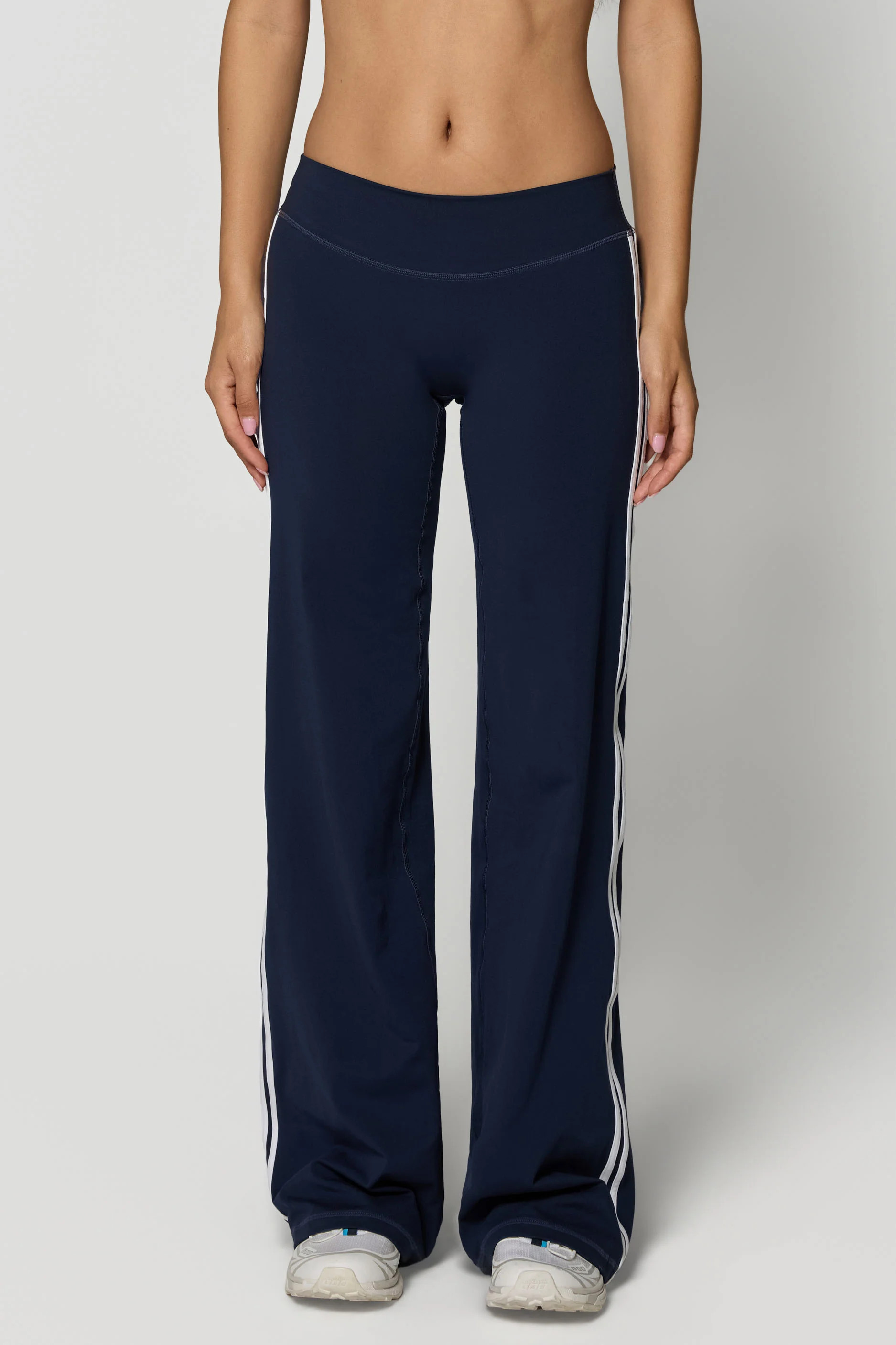 Track Legging - Navy/White | FORM
