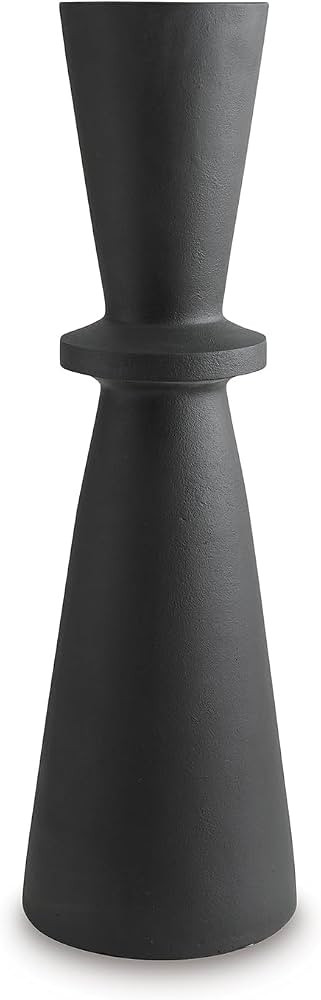 Signature Design by Ashley Collisten Modern Indoor 30" Textured Polyresin Freestanding Vase, Blac... | Amazon (US)