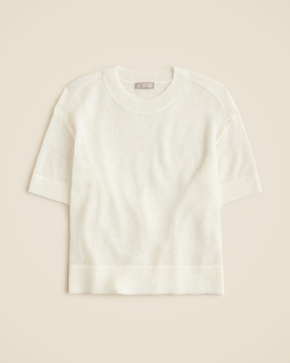 Alpaca-blend oversized sweater T-shirt | J. Crew US